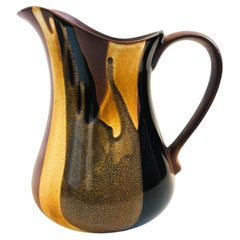 Large Mid Century Pottery Craft Pitcher by Robert Maxwell, Circa 1960