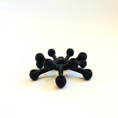 MCM Atomic Kerzenhalter aus Gusseisen in zylindrischer Form von Jens Quistgaard für Dansk