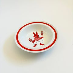Mid Century Arabia Finland "Sirkus" Child's Bowl, by Raija Uosikkinen, 1960s