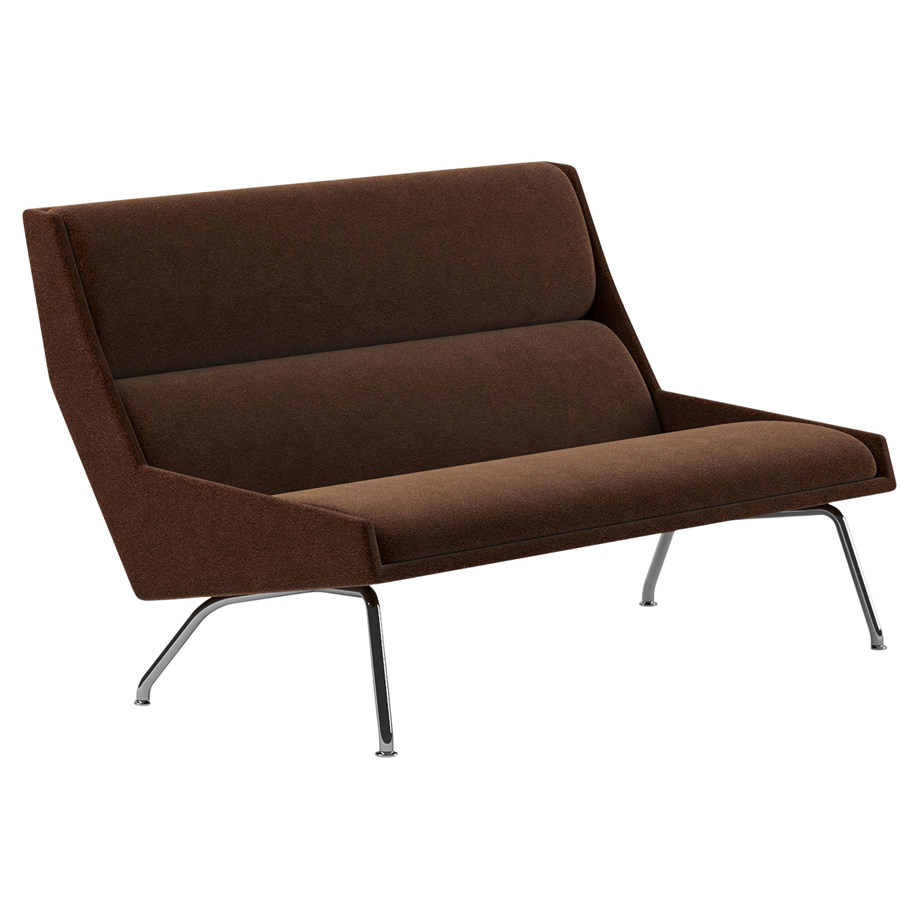 Kent Loveseat Designed by Yaniv Chen for Lemon in Romo Forenza Cotton Velvet