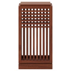 Riviera Plinth Short in Oiled African Mahogany designed by Yaniv Chen for Lemon Riviera Plinth Short in Oiled African Mahogany designed by Yaniv Chen for Lemon