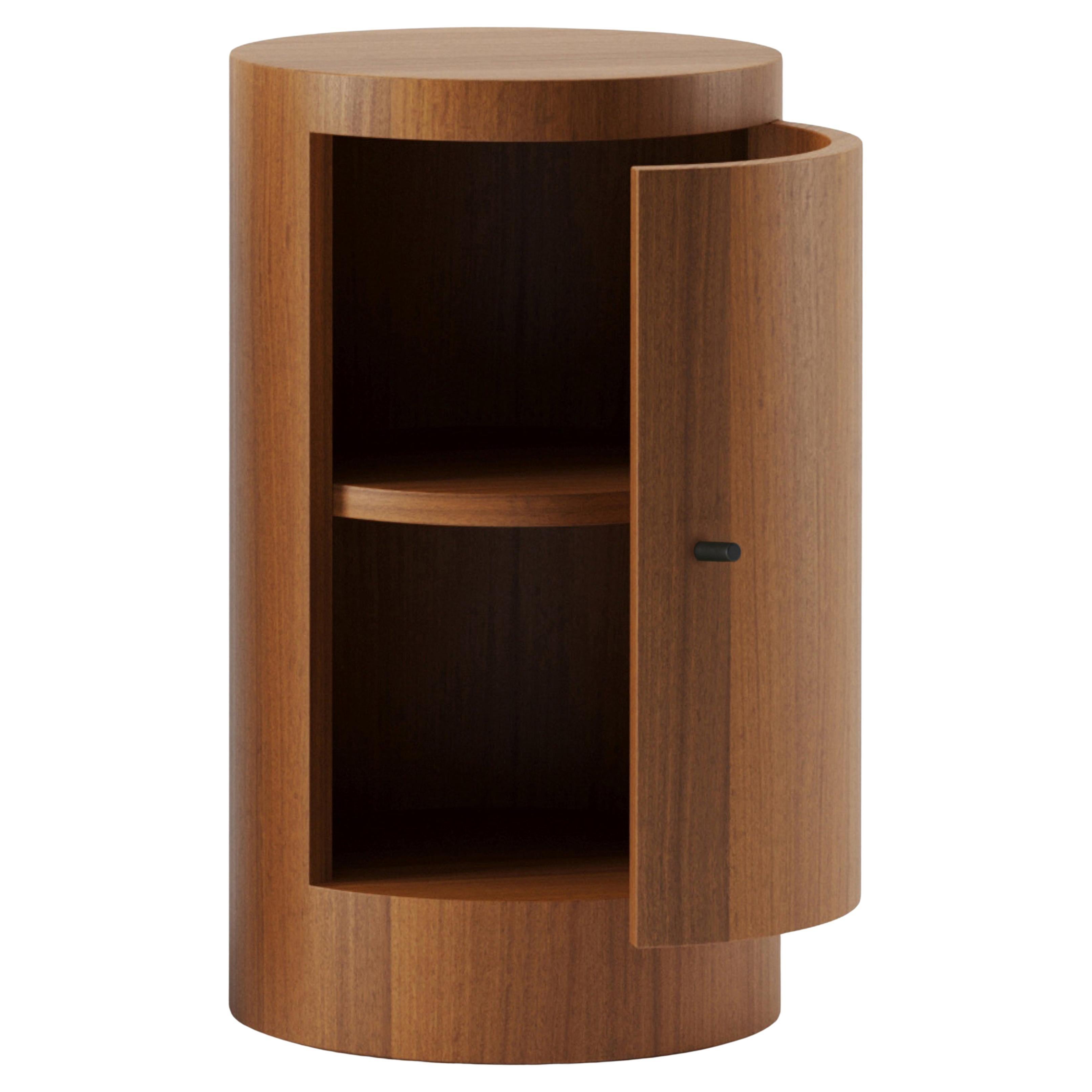 Mesilla de noche Constant Mueble individual derecho en madera de iroko by Lemon