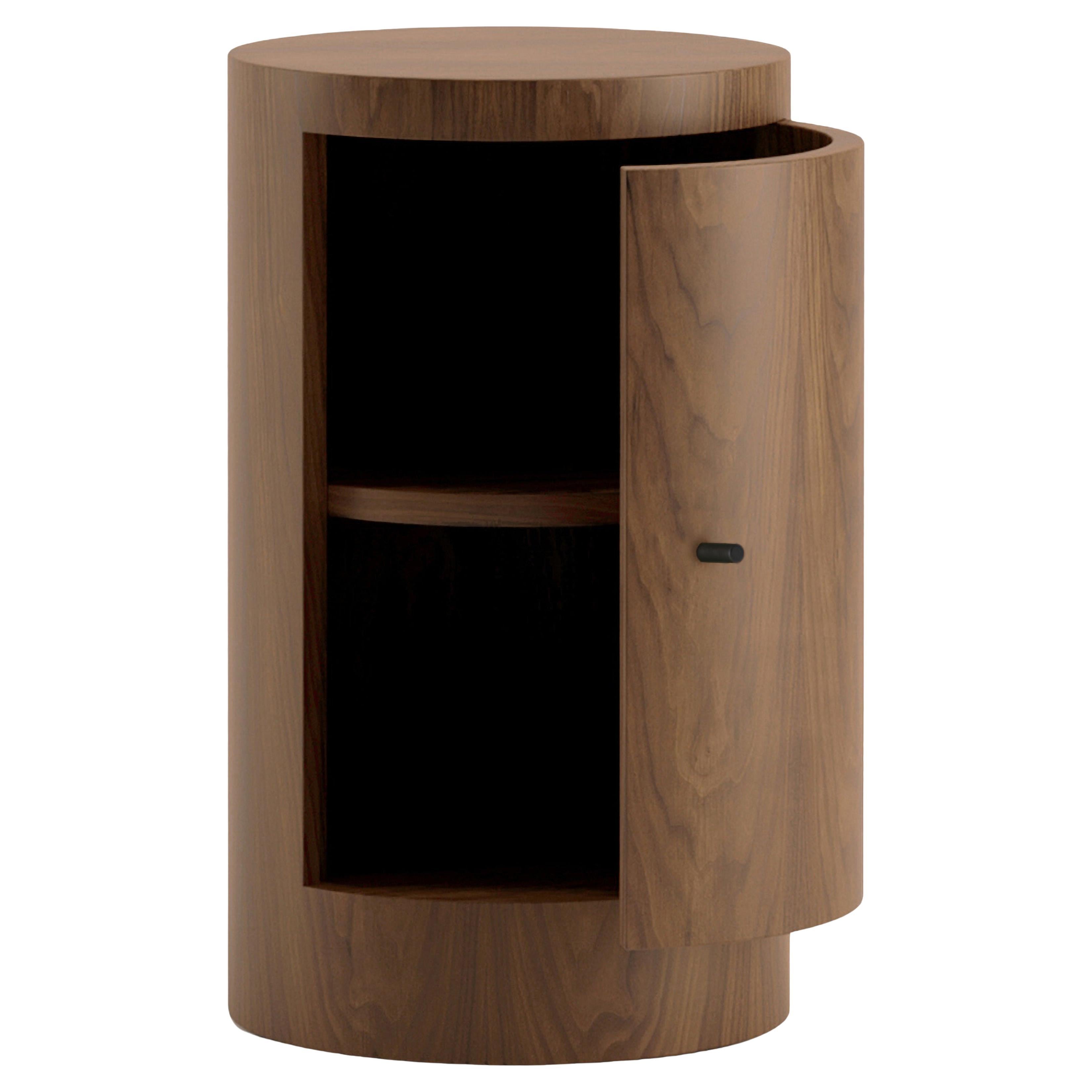 Mesilla de noche Constant Mueble individual derecho en nogal by Lemon