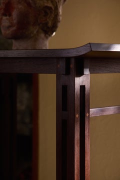 Su Hall Table in Solid Wenge with Cherry Tenons by Lemon