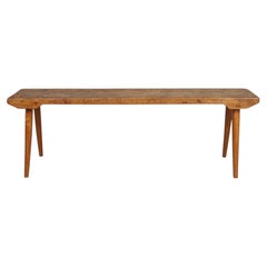 Primitive Plank Wood Bench