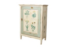 Jim Peed for Romweber Botanical Painted Cabinet