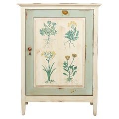 Jim Peed for Romweber Botanical Painted Cabinet