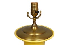 Bright Yellow Ceramic Baluster Table Lamp