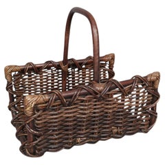 French Open Ended Log Basket