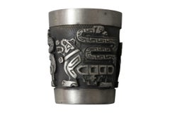 Incan Deities Pewter Shot Glasses by Schohaus of Bolivia