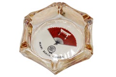 Castaways Hotel Miami Beach Glass Ashtray