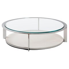 Ion Cocktail Table in Metal, Stone and Glass