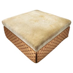 Pouf e ottomane in tessuto