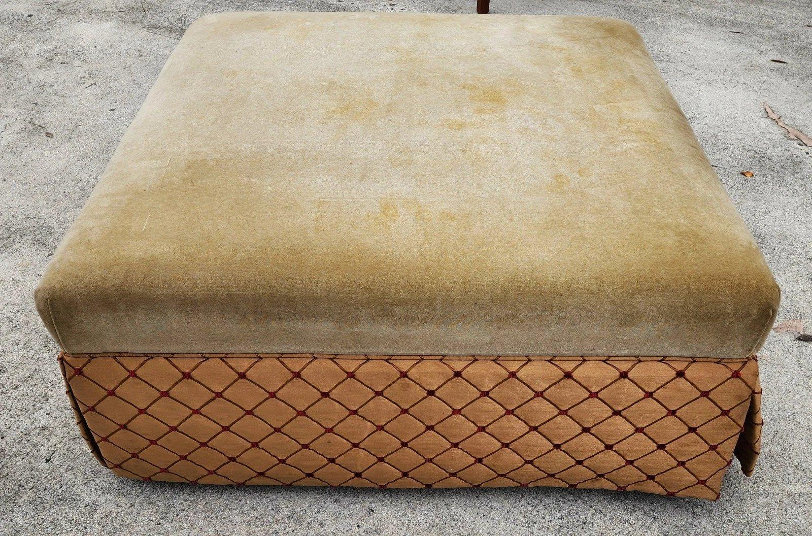 Modern Walter E Smithe Cocktail Ottoman For Sale