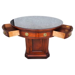 Ralph Lauren Mahogany Library Center Table