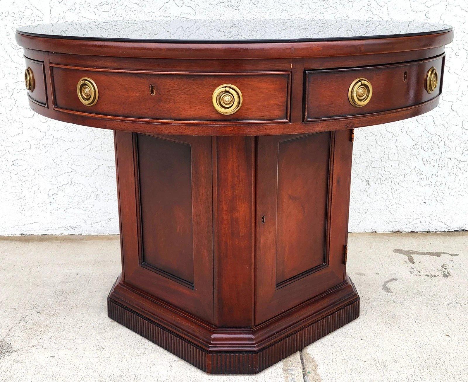 Ralph Lauren Mahogany Library Center Table For Sale 1
