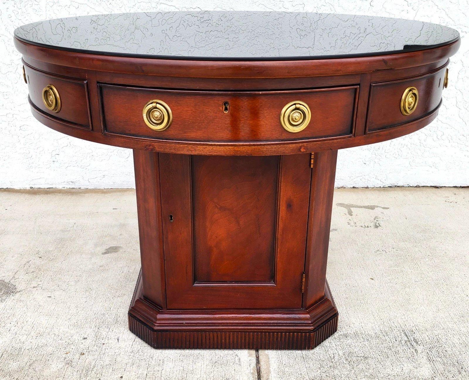 Ralph Lauren Mahogany Library Center Table For Sale 2