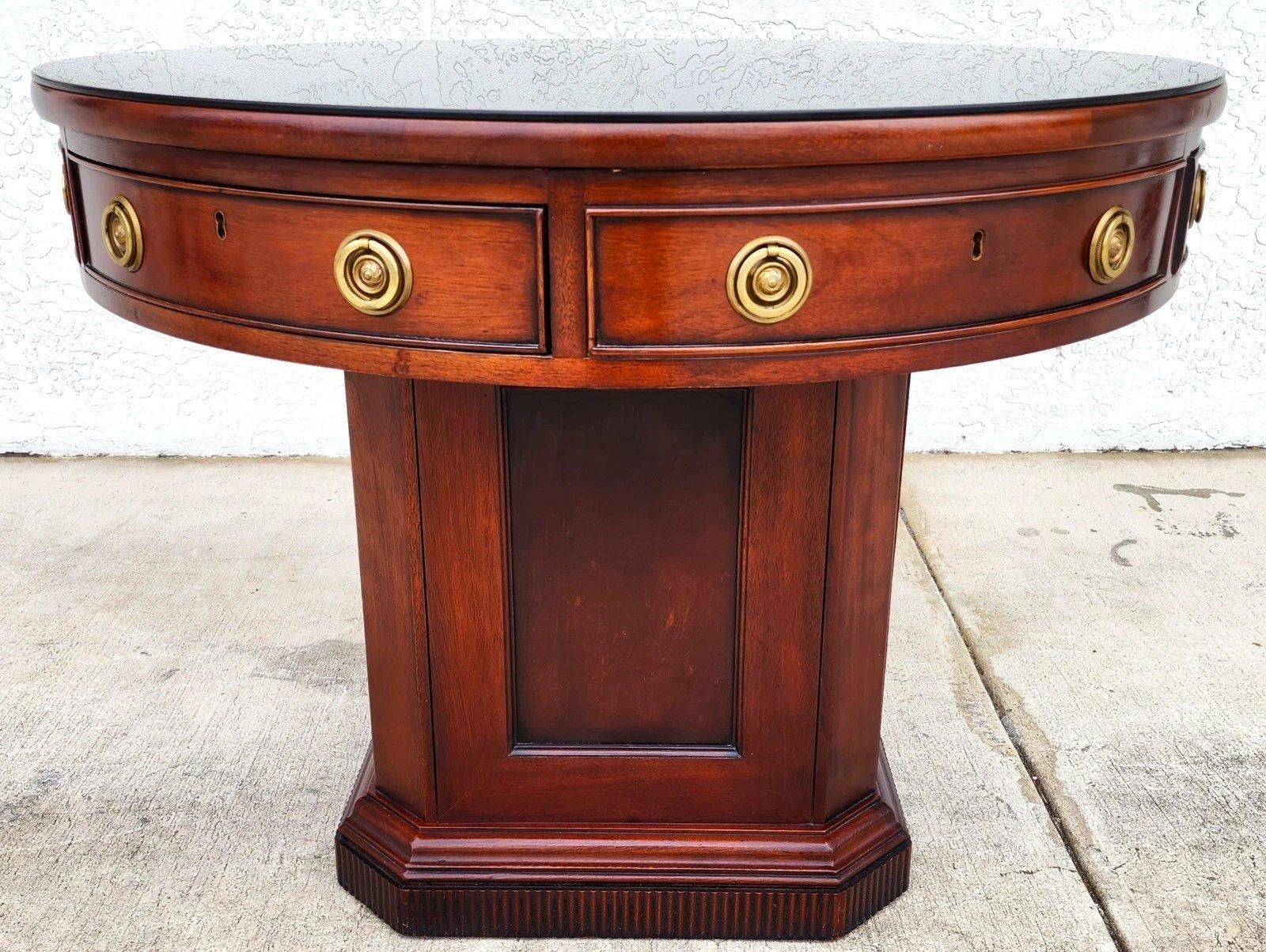 Ralph Lauren Mahogany Library Center Table For Sale 5