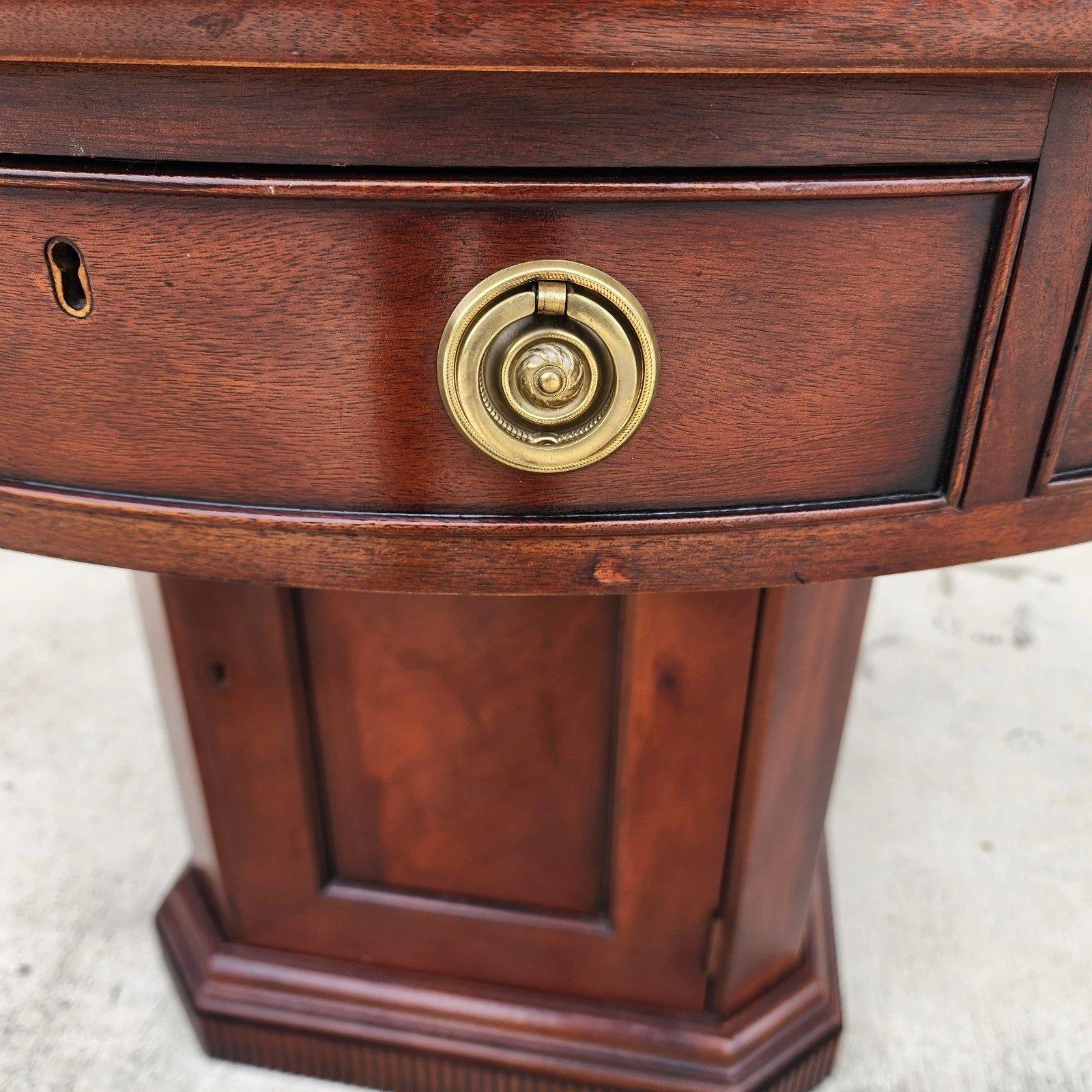 Ralph Lauren Mahogany Library Center Table For Sale 10