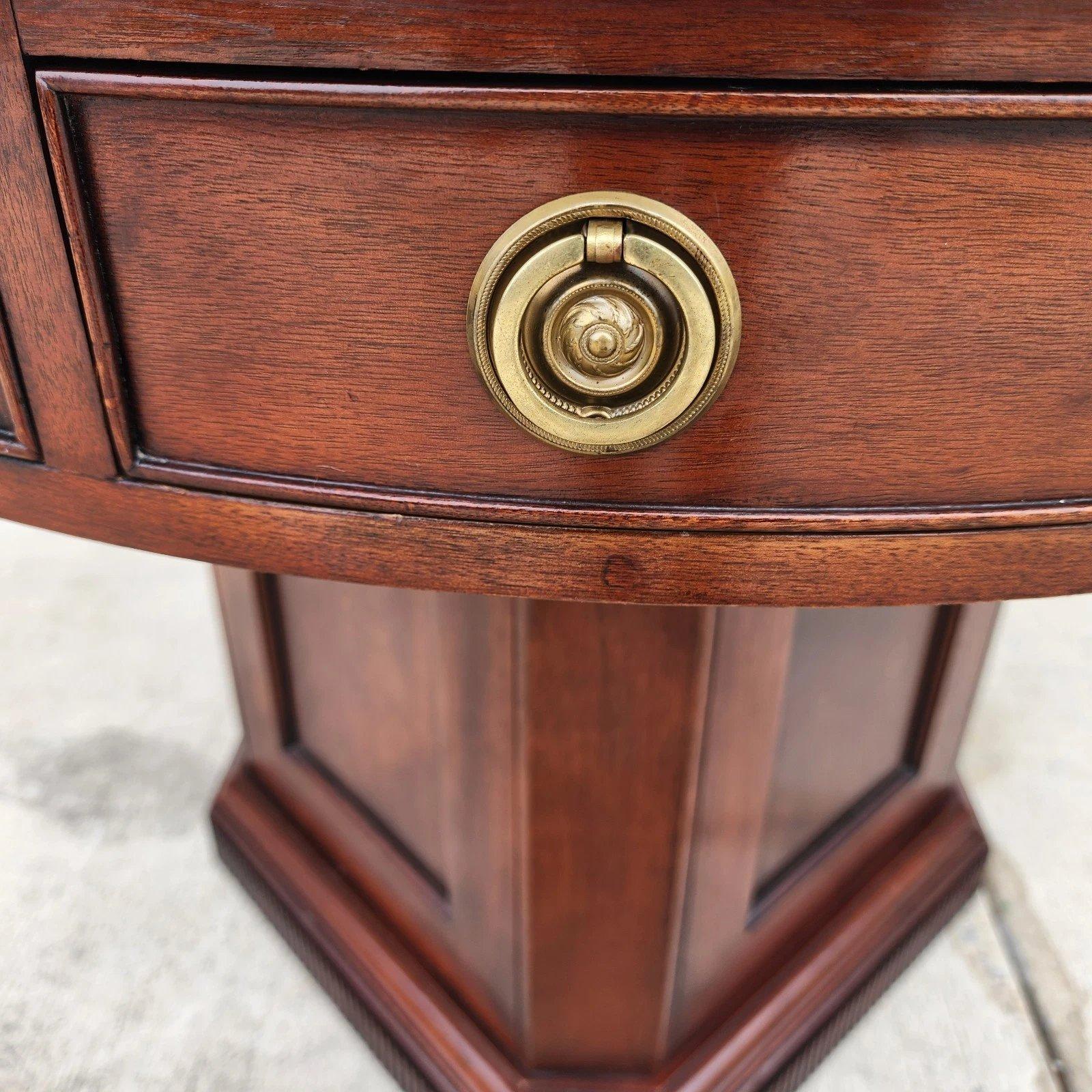 Ralph Lauren Mahogany Library Center Table For Sale 12