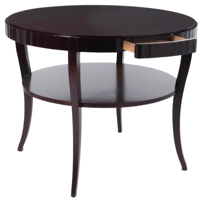 Baker Barbara Barry Fluted Edge Table For Sale