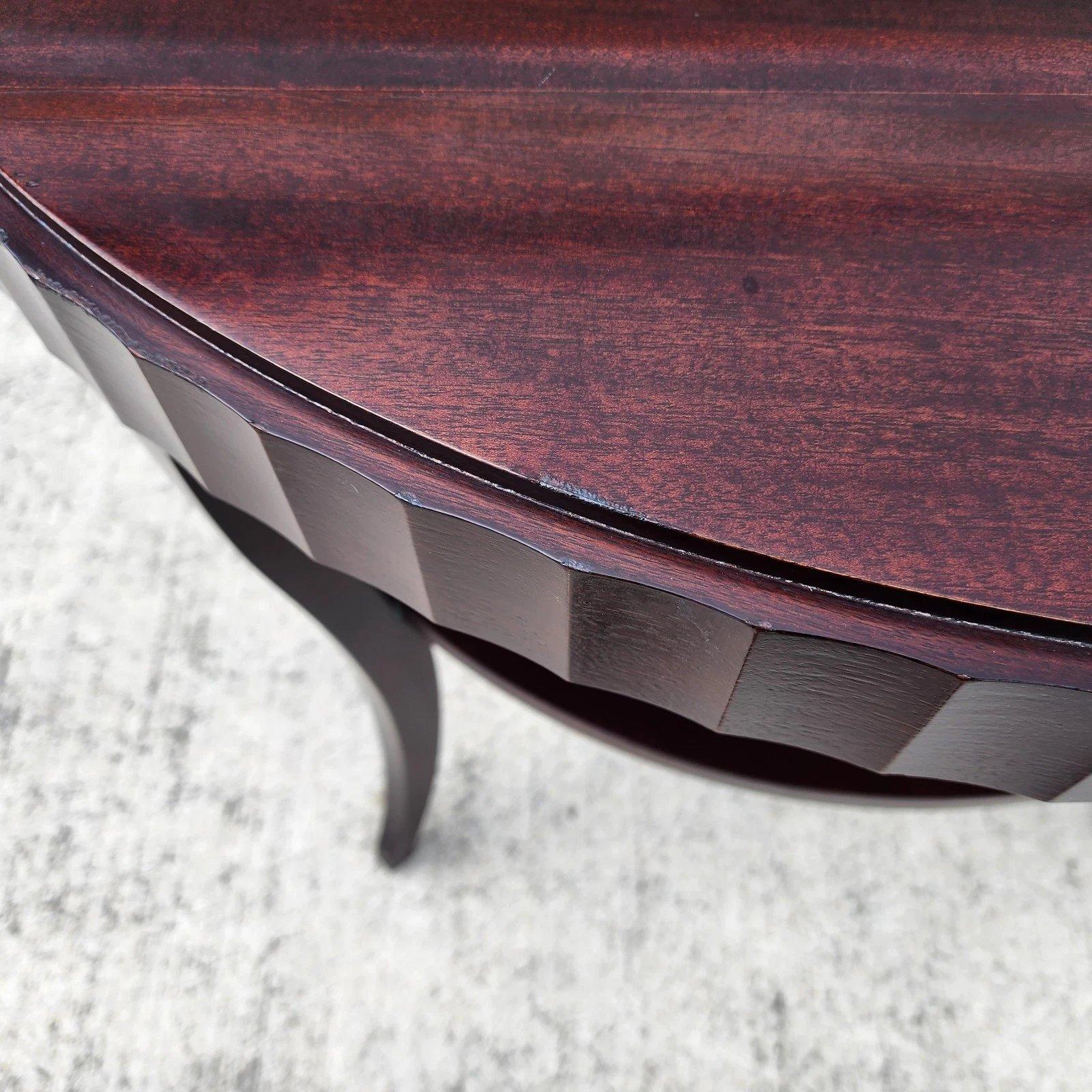 Baker Barbara Barry Fluted Edge Table For Sale 3