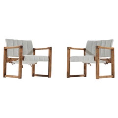 Stunning pair of Diana Armchairs by Karin Mobring for Ikea Sweden