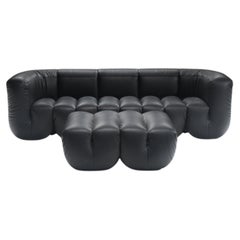 Rare DS-707 Sofa & ottoman in original leather by Philippe Malouin for De Sede