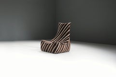 The Rock Lounge Chair in Vander Velpen textile by Gerard van den Berg - Montis
