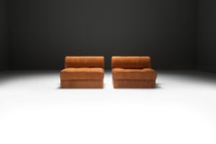 DS-88 Lounge-Sessel aus cognacfarbenem Patchwork-Leder von Team De Sede für De Sede Swiss