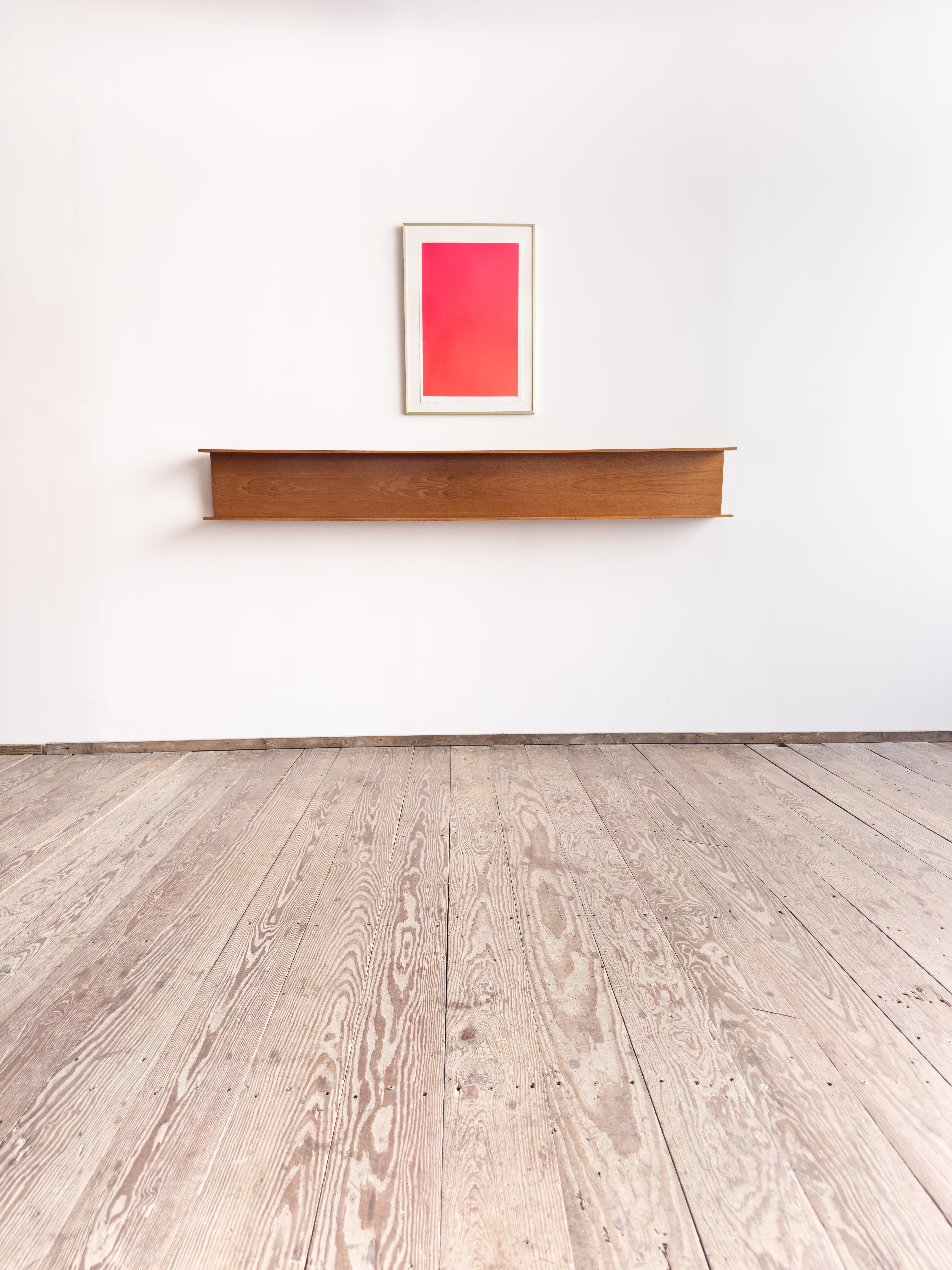Mid-Century Shelf 200cm / 78.7" by Walter Wirz for Wilhelm Renz in Walnut, 1960 For Sale
