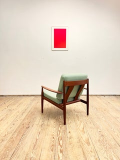 Grete Jalk Model 118 Lounge Chair for France & Son, Denmark, 1950s, MCM