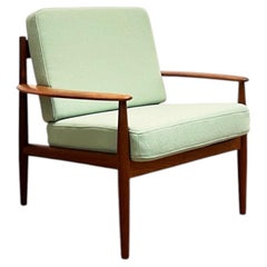 Grete Jalk Model 118 Lounge Chair for France & Son, Denmark, 1950s, MCM