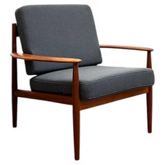 Grete Jalk Model 118 Lounge Chair for France & Son, Denmark, 1950s, MCM
