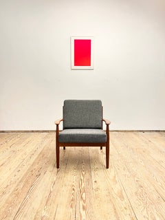 Grete Jalk Model 118 Lounge Chair for France & Son, Denmark, 1950s, MCM