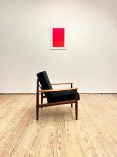 Grete Jalk Model 118 Lounge Chair for France & Son, Denmark, 1950s, MCM