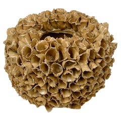 Vintage Dutch Ceramic Handmade Vase “Coral” by Maria Verhaegh, 1997.