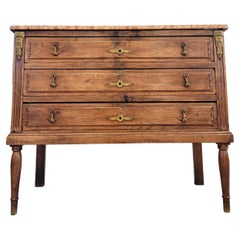 Used 18th/19th Century Country French Louis XVI Oak Chest Of Drawers Commode