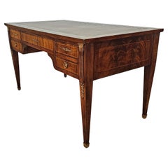 French Directoire Style Flame Mahogany Writing Desk