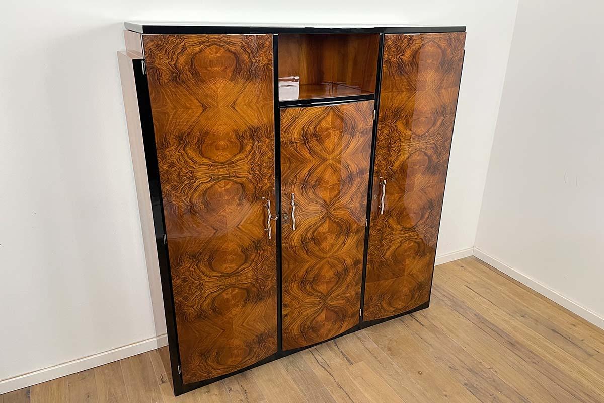 Art Deco Library / Highboard from Paris 'Villa Victor Hugo' around 1925 For Sale 1