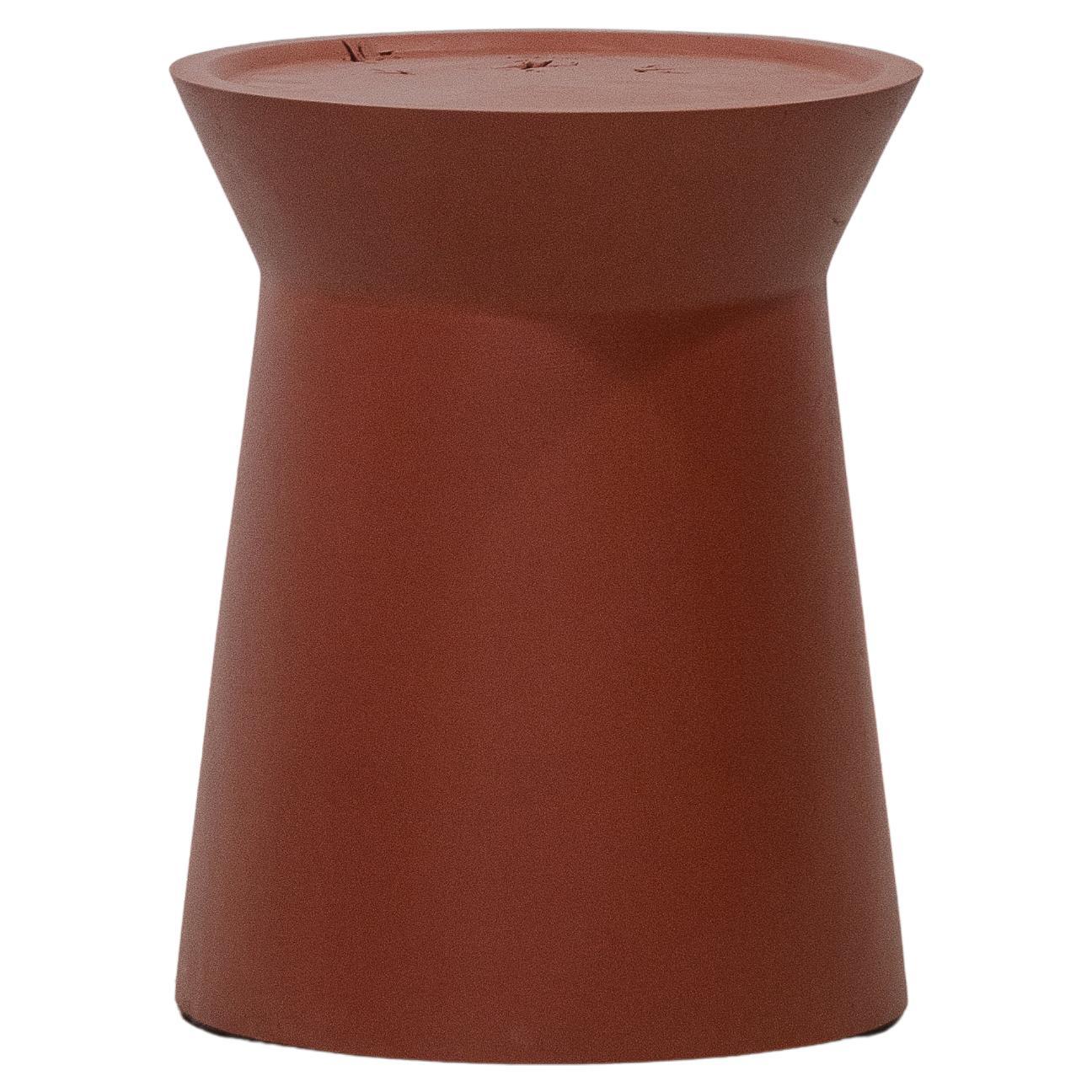 EM side table, Solid Red Monkey Pod finishing