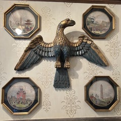 Set of Four Early 19th-Century Hand-Colored Engravings of Qing Dynasty China