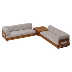 Maison Regain, Wohnzimmer-Set, Frankreich, 1970er Jahre