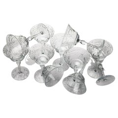 Mid-20th Century Champagne Flutes; Set of 10