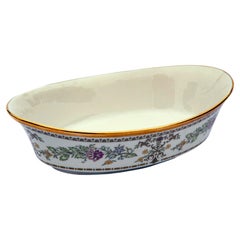 Ovale Vintage-Servierschale „Castle Garden“ aus Lenox