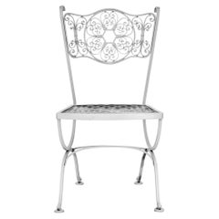 Vintage Rare Woodard Andalusian Iron Patio Chairs set/4