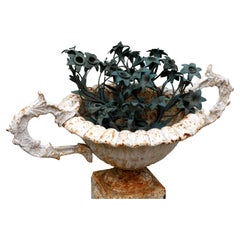 French Lily Bouquets of Patinaed Bronze/Brass Urn not Included