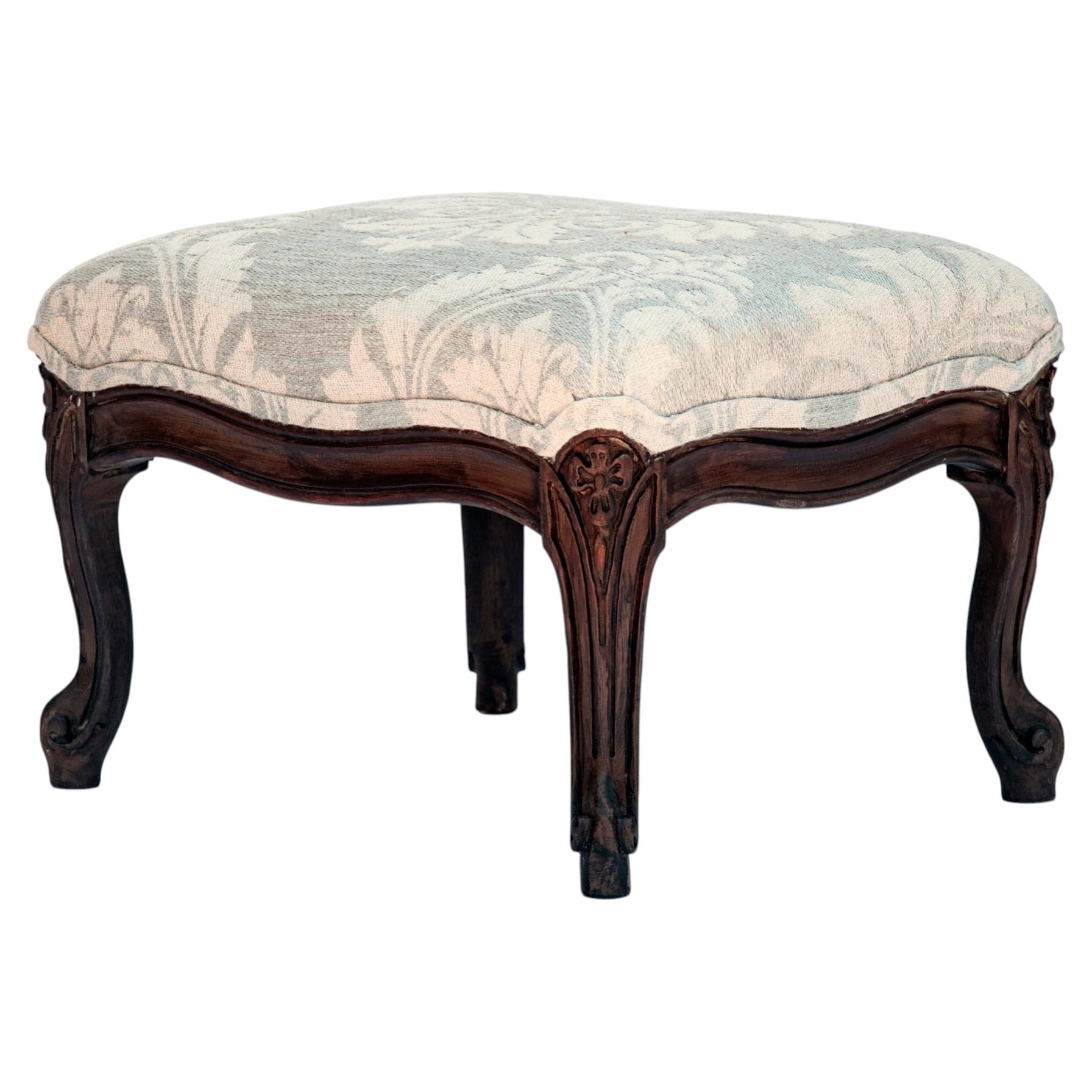French Provincial Upholestered Footstool