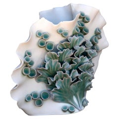 Chessell Pottery Coral Insprired Vase from Island of Wright