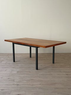 Milo Baughman for Dillingham Mixed-Wood Extension Dining Table With Two Leaves